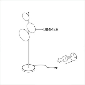 Lampa podłogowa Ambiente B 4000K Touch Dim CHORS 