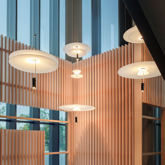 Lampa wisząca FLAMINGO 1527 VIBIA grafitowa