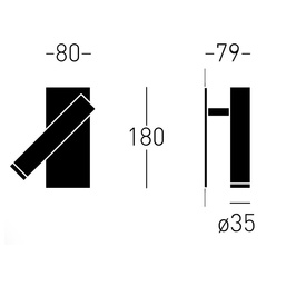Moi C IN SNW TRIAC kinkiet wpuszczany
