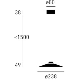 Oprawa wisząca Mika  TRIAC Chors