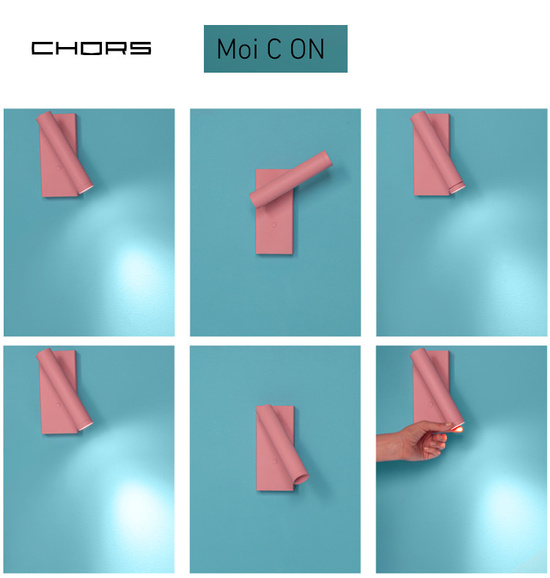 Moi C ON SW TRIAC kinkiet natynkowy w wybranym kolorze z palety NSC / Ncs 0510-B30G (mat)