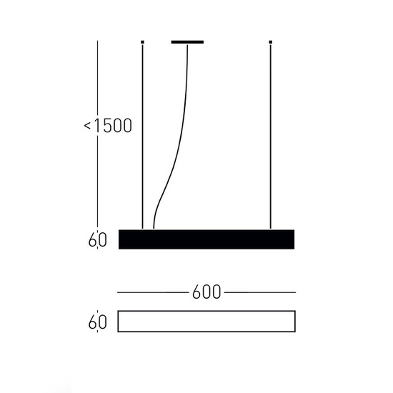 Lampa wisząca Accent Z 60  Chors