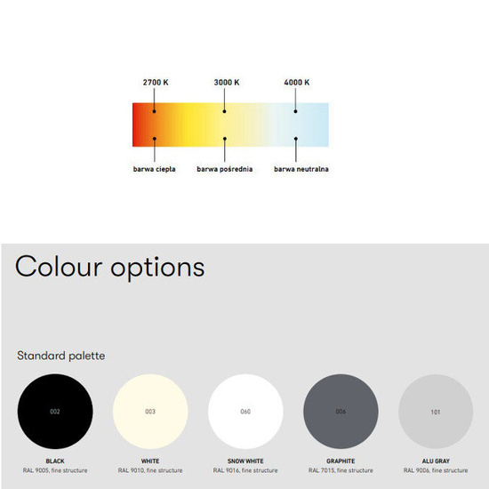 Oprawa wisząca Otel C Z SNW TRIAC Chors