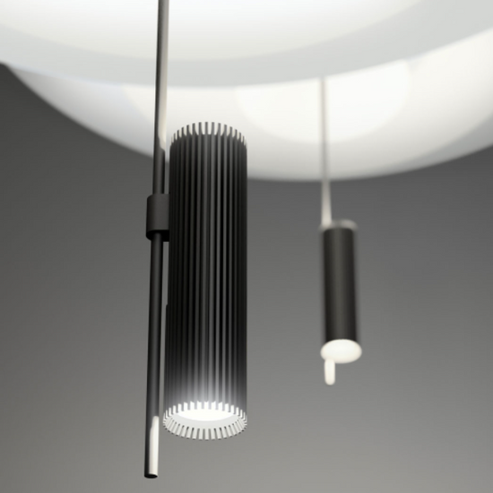 Lampa wisząca FLAMINGO 1527 VIBIA grafitowa