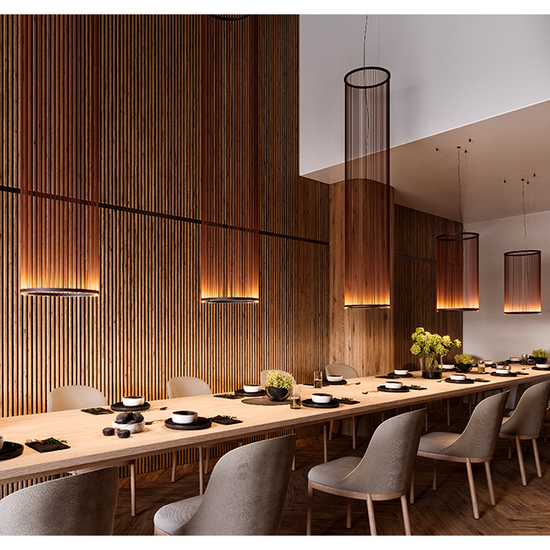 Lampa wisząca Array 1815 Beige Push VIBIA