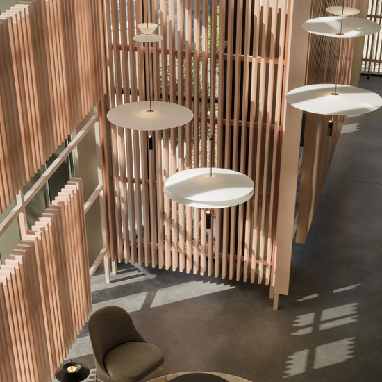 Lampa wisząca FLAMINGO 1527 VIBIA grafitowa