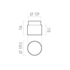 Reel ON N TRIAC SOFT oprawa natynkowa Chors