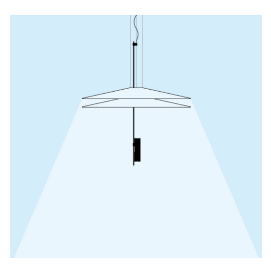 Lampa wisząca FLAMINGO 1510 VIBIA grafitowa