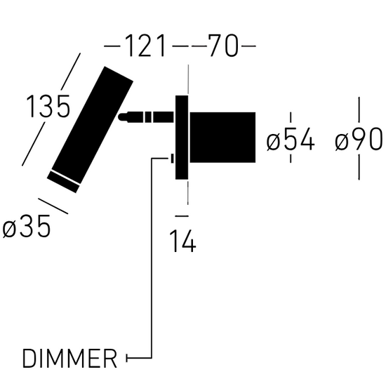 Kinkiet MFlask H K DIM Chors